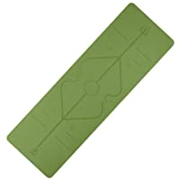 Los mejores  - Kousa - Esterilla de gimnasia 1830 x 610 x 6 mm TPE esterilla de yoga con línea de posición antideslizante esterilla de…